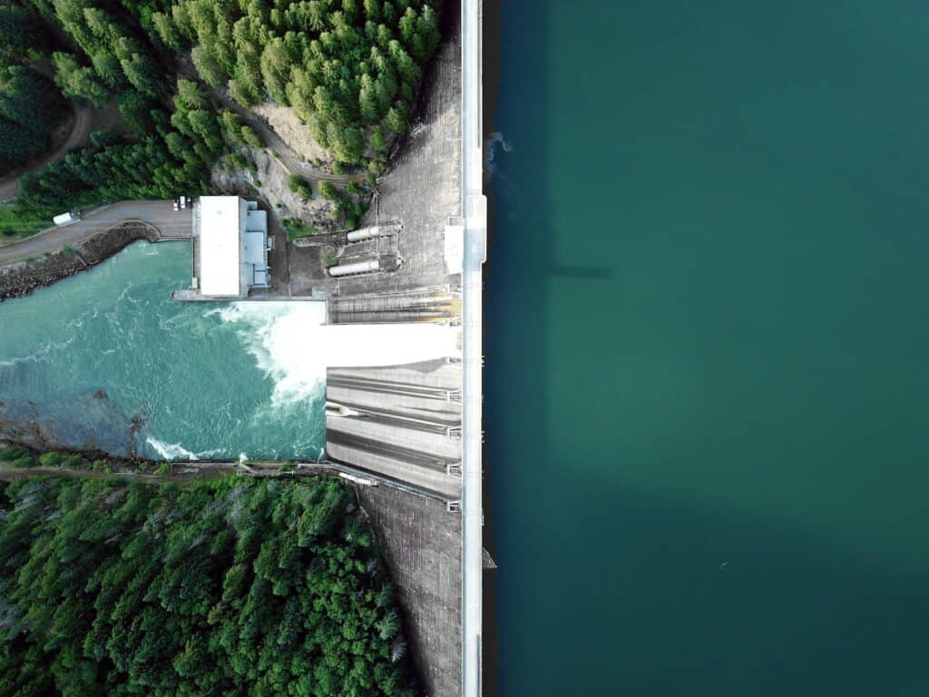 aerial photography of body of water